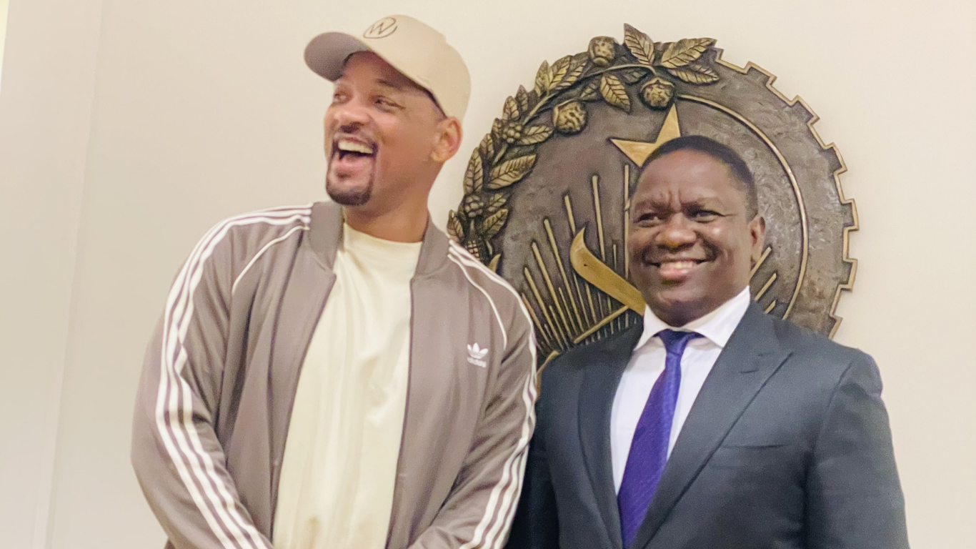 Will Smith aterra em Angola e mostra cumplicidade com Ministro Márcio Lopes Daniel